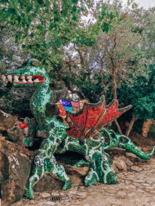 scultura del drago, Giardino dei Tarocchi, Capalbio