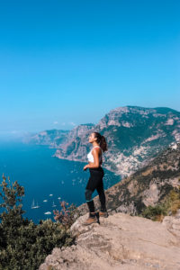 panorama sul sentiero degli dei in Costiera Amalfitana