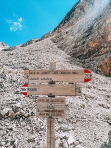 sentiero 20 B Alta via delle Dolomiti