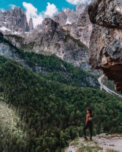 Panorama sentiero Croz Altissimo Dolomiti Paganella