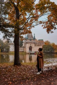 Il Castello di Franzensburg nel parcod i laxenburg suoi luoghi di Sisi a Vienna