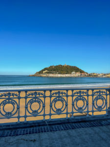 ringhiera della Playa de la Concha San Sebastian