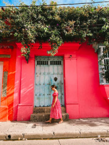 Ciudad Amurallada Instagram Spot Cartagena de Indias Pink House