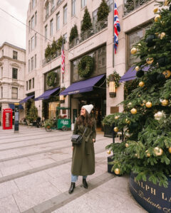 Ralph's Coffee Decorazioni Natalizie Londra photospot