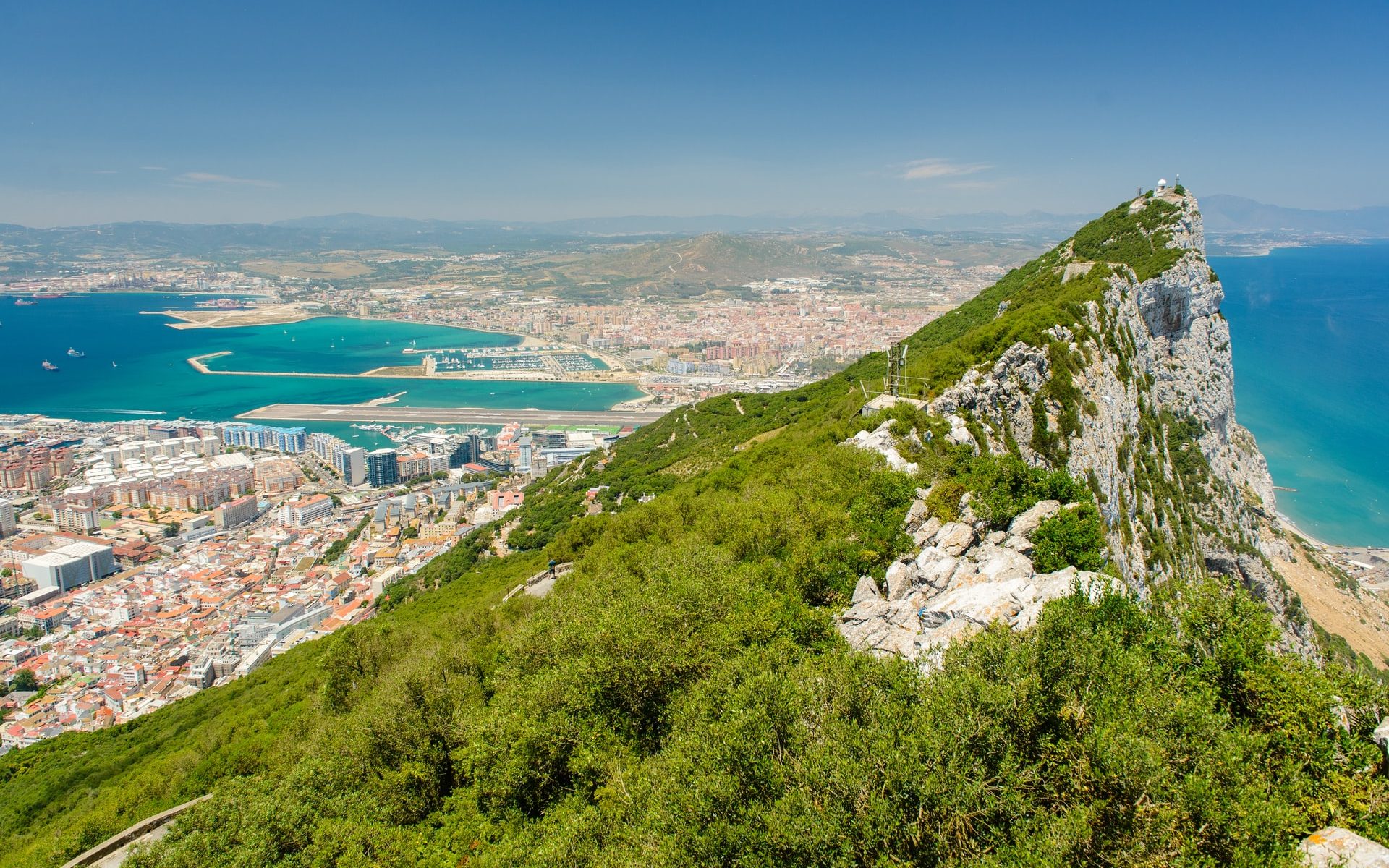 Rocca di Gibilterra panorama sullo stretto. Guida breve e pratica di Gibilterra
