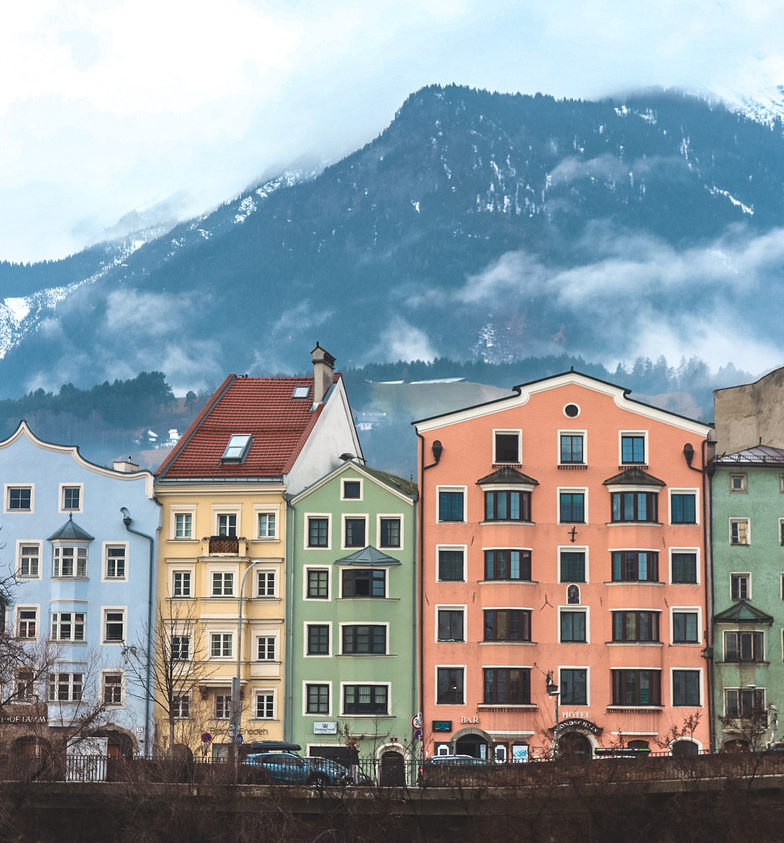 case colorate da vedere a Innsbruck